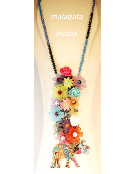 Collar Elefante Multicolor
