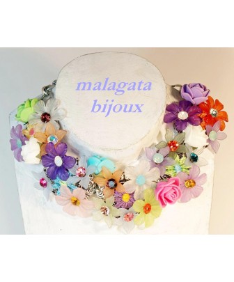 Collar Jardín Multicolor