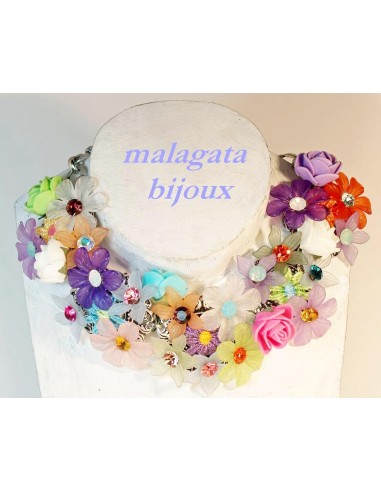 Collar Jardín Multicolor