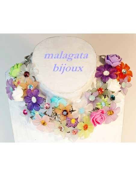 Collar Jardín Multicolor
