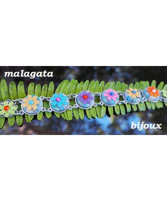 Brazalete Margaritas de Colores