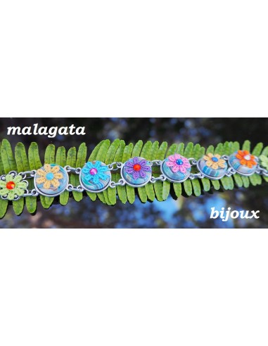 Brazalete Margaritas de Colores