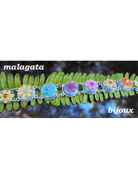 Brazalete Margaritas de Colores