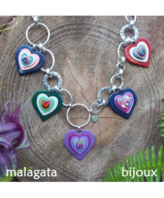 Collar Veinte Corazones