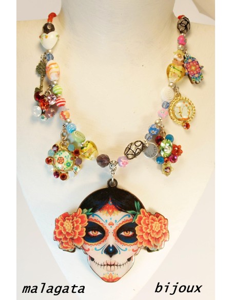 Collar Catrina Flamenca