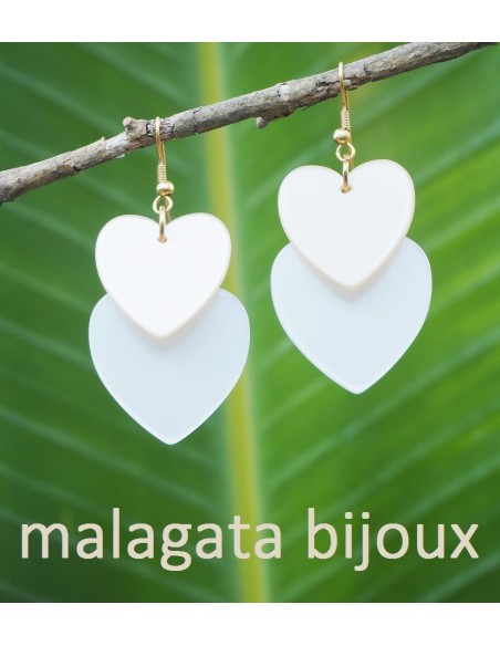Pendientes Doble Corazón