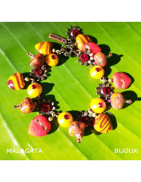 Brazalete Margaritas flamencas