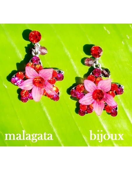 Pendientes Estrellas en Flor