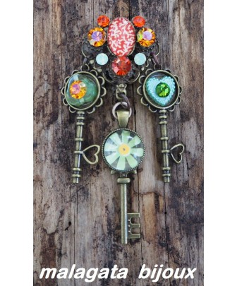 Broche Llaves de Colores