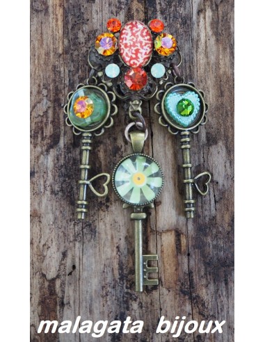 Broche Llaves de Colores