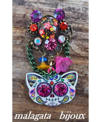 Broche Catrina Gatuna