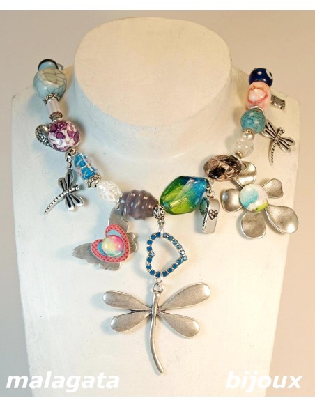 Collar Libélulas Enamoradas